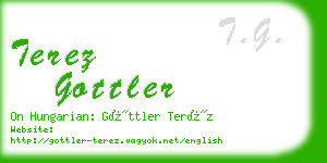 terez gottler business card